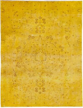 Tappeto vintage persiano  giallo <br/>252 x 168 cm