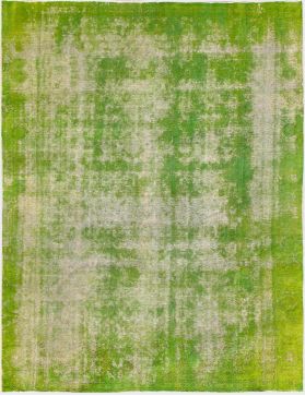 Tappeto vintage persiano  verde <br/>325 x 262 cm