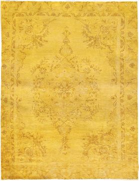 Tappeto vintage persiano  giallo <br/>275 x 173 cm