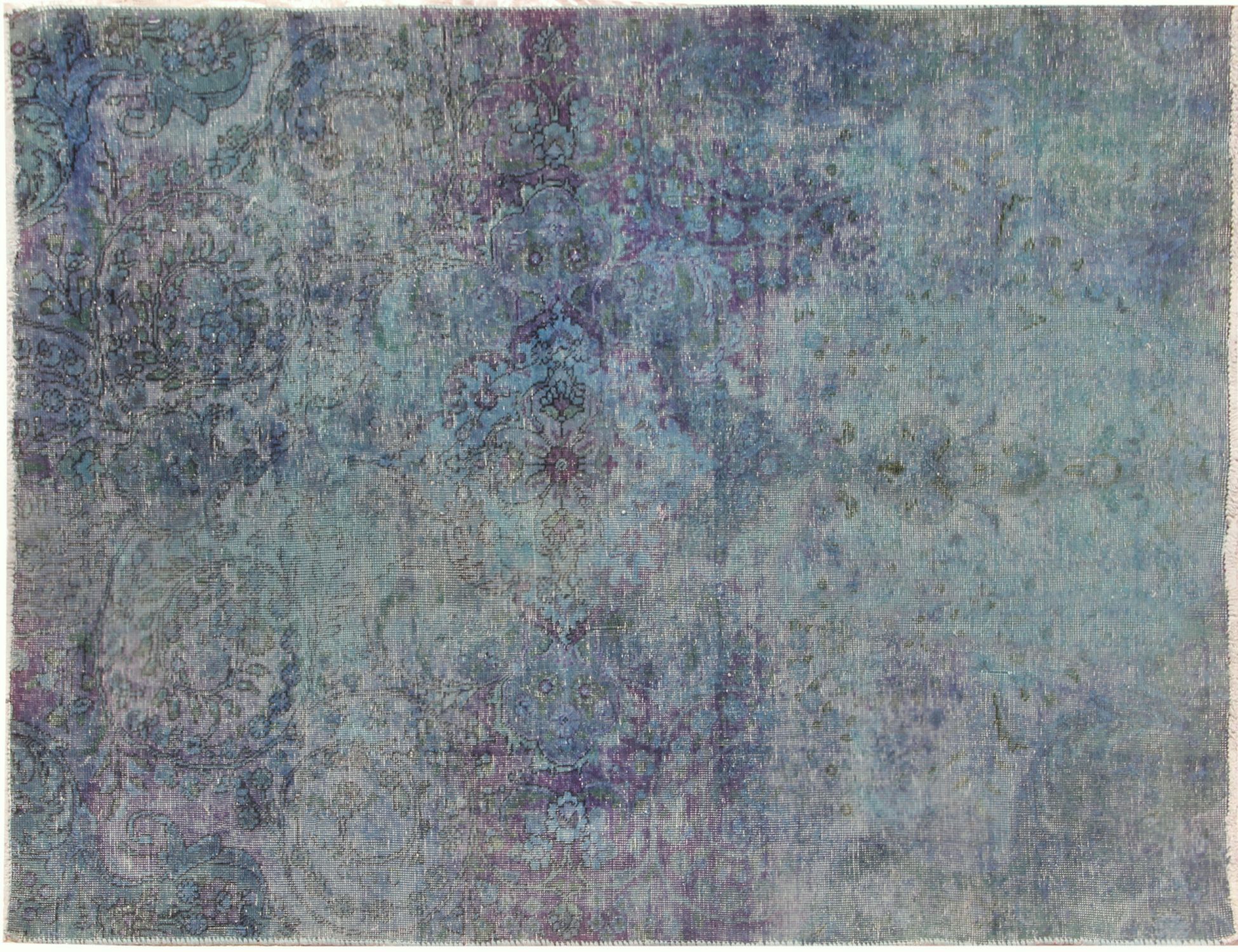 Tapis Persan vintage  turquoise <br/>190 x 135 cm