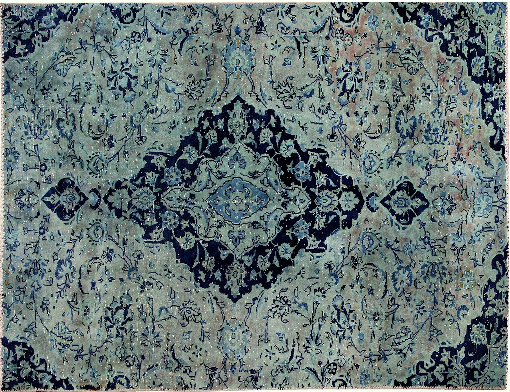 Tappeto vintage persiano  blu <br/>192 x 120 cm