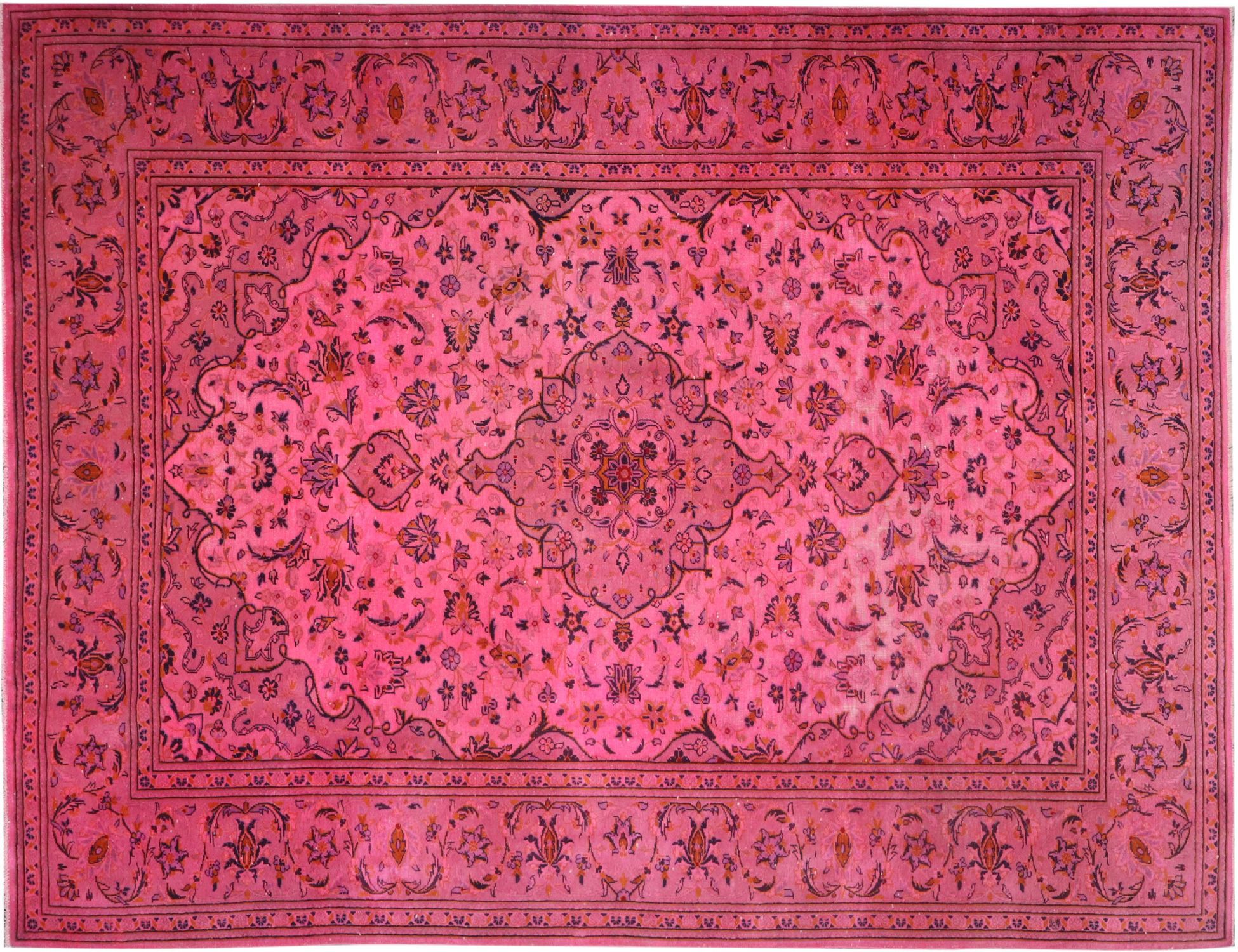 Persisk Vintagetæppe  rose <br/>290 x 200 cm