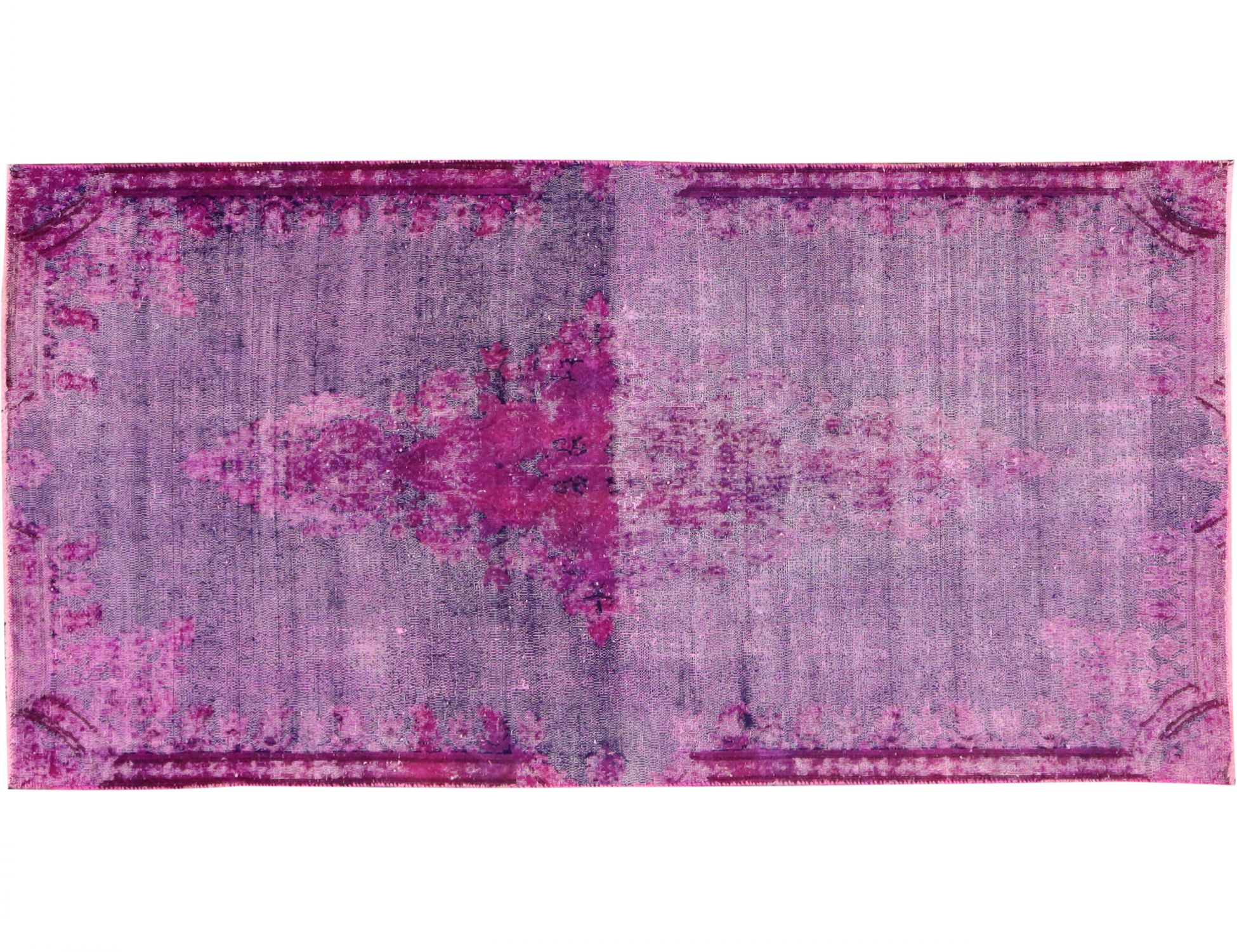 Alfombra persa vintage  púrpura <br/>210 x 106 cm