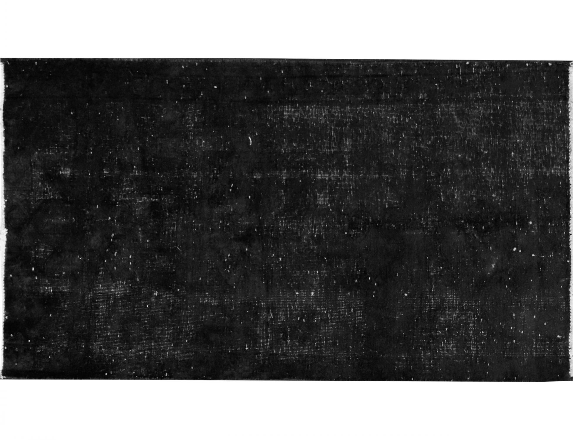 Persischer Vintage Teppich  schwarz <br/>165 x 90 cm