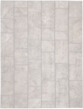 Tappeto Patchwork persiano 240 x 174 grigo