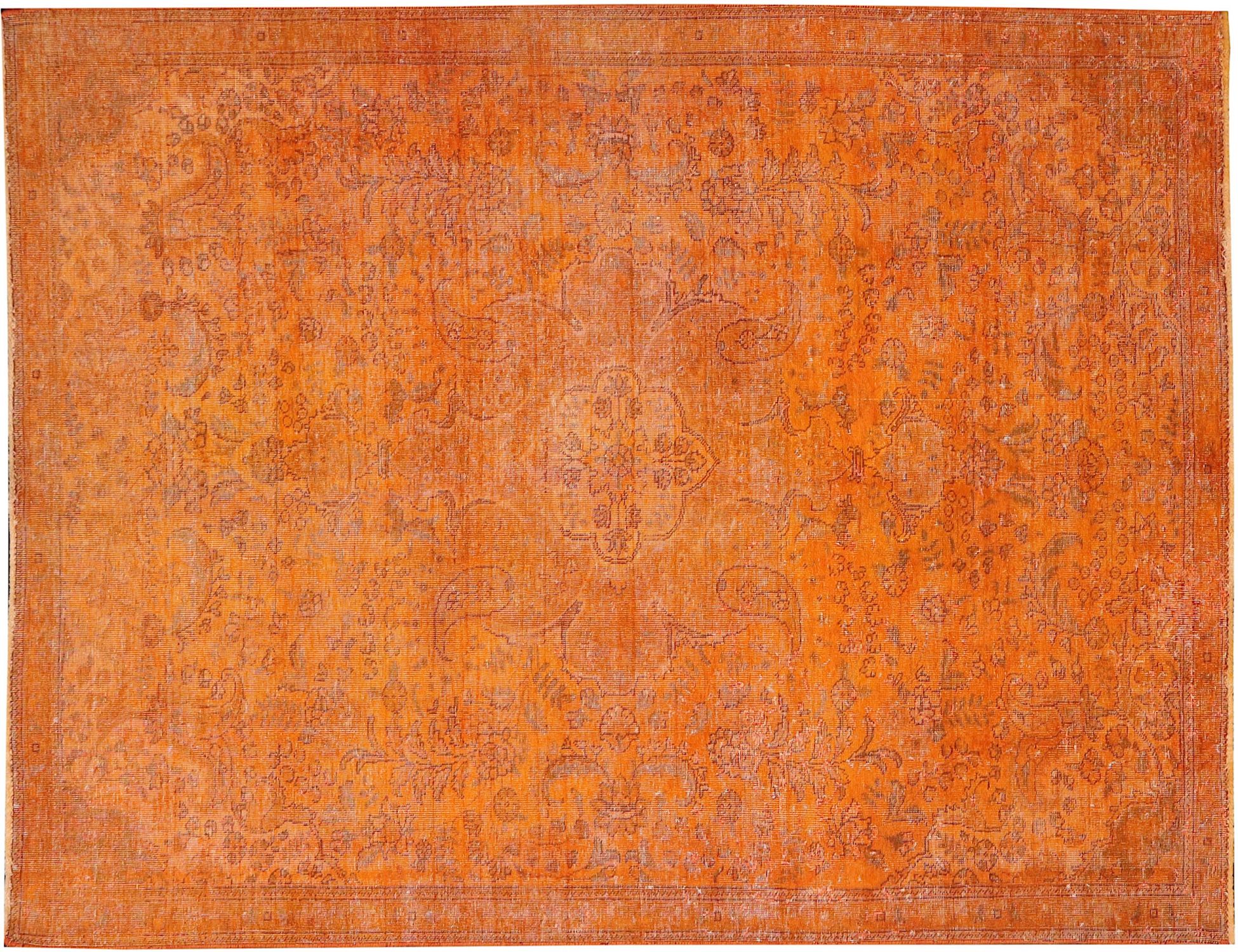 Persisk Vintagetæppe  orange <br/>260 x 157 cm