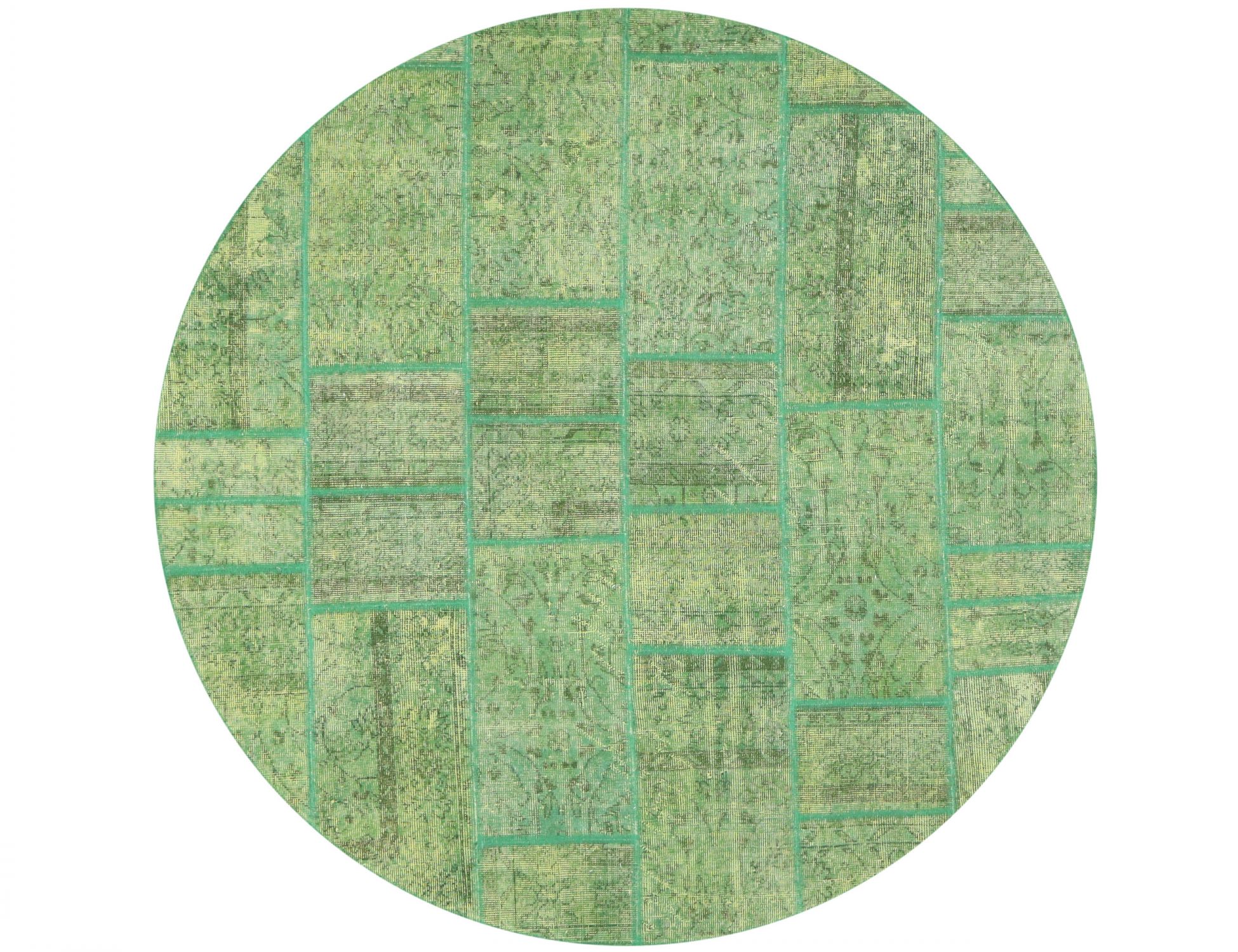 Alfombras Persas Patchwork  verde <br/>200 x 200 cm