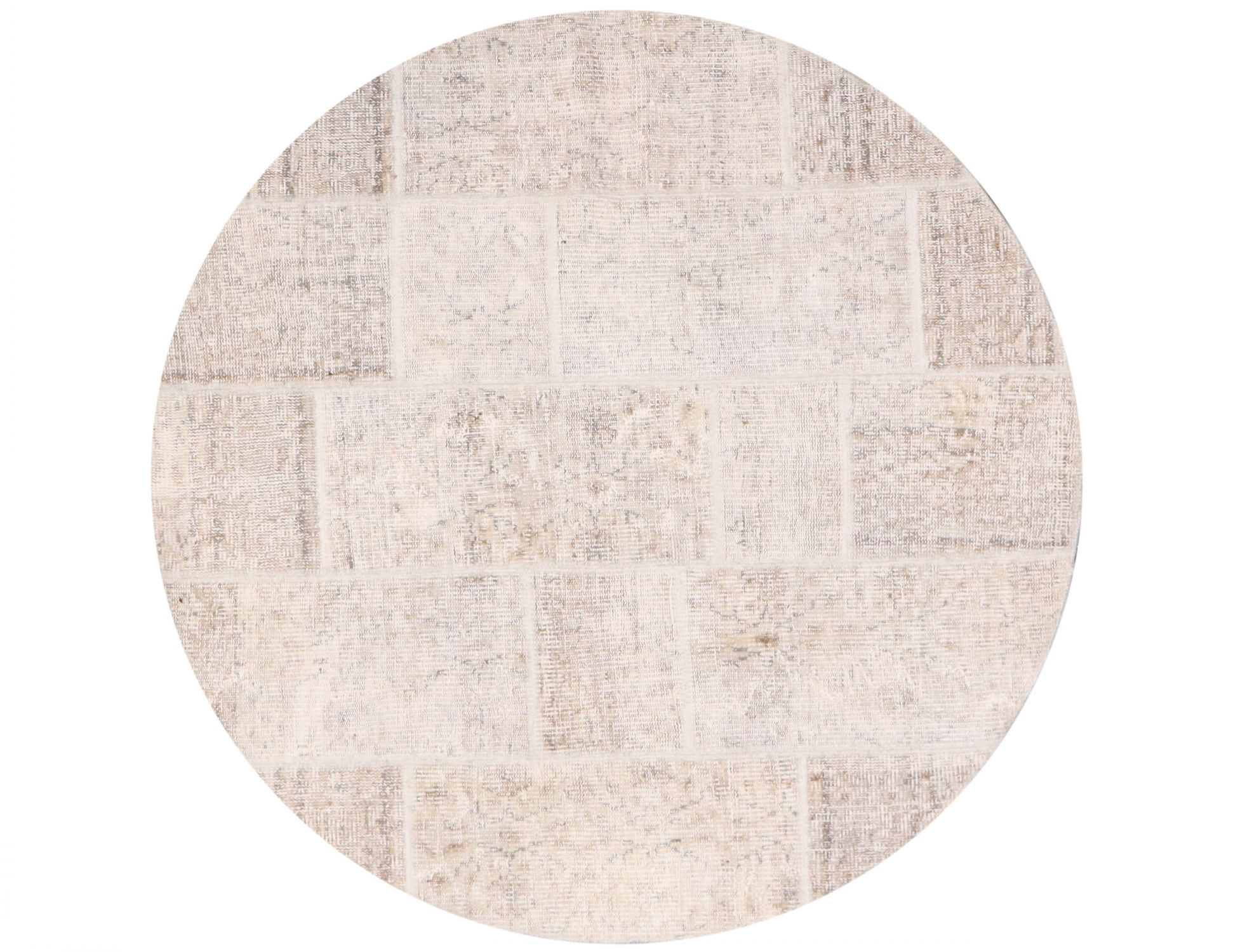 Persialaiset Patchwork matot  beige <br/>150 x 150 cm