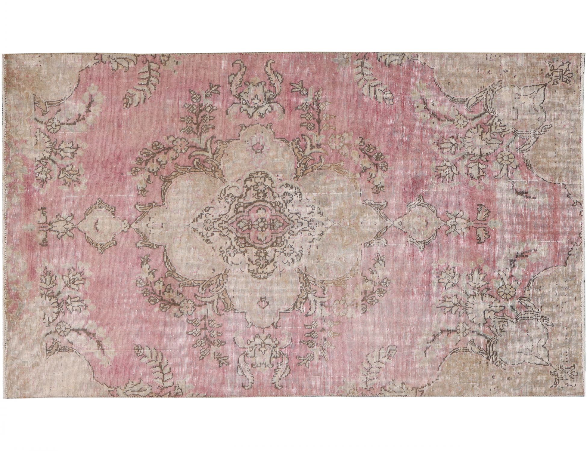 Persischer Vintage Teppich  beige <br/>213 x 133 cm