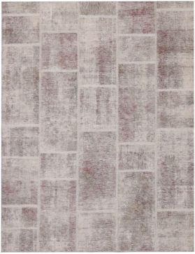 Persian Patchwork Carpet 192 x 150 grey