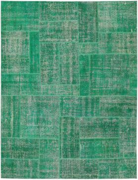 Tappeto Patchwork persiano 256 x 209 verde