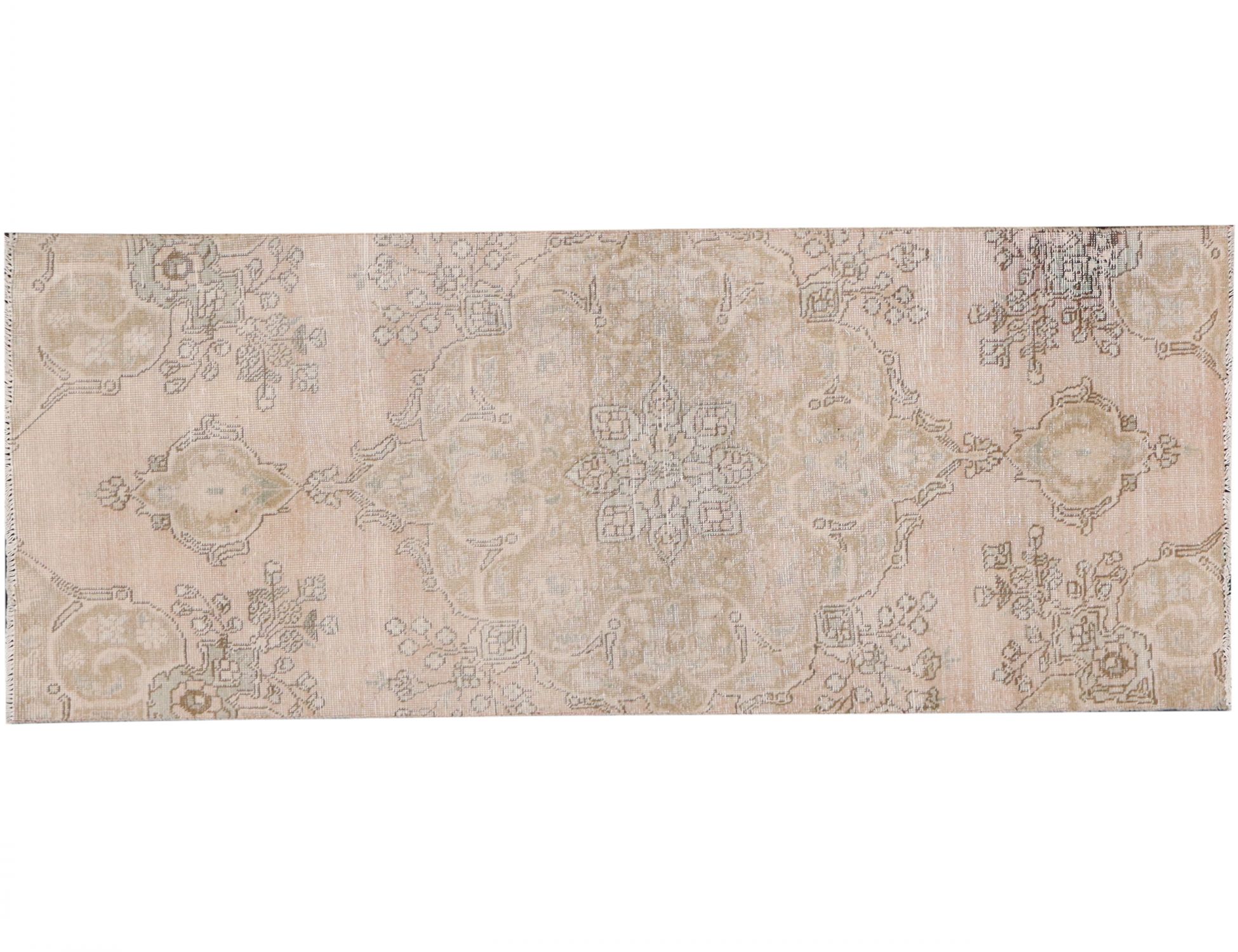 Persischer Vintage Teppich  beige <br/>215 x 85 cm