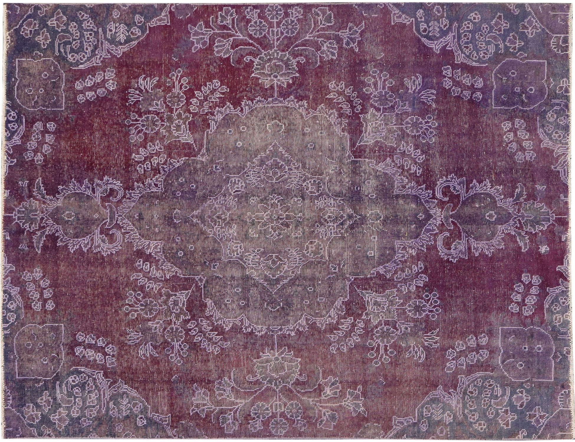 Tappeto vintage persiano  viola <br/>260 x 207 cm