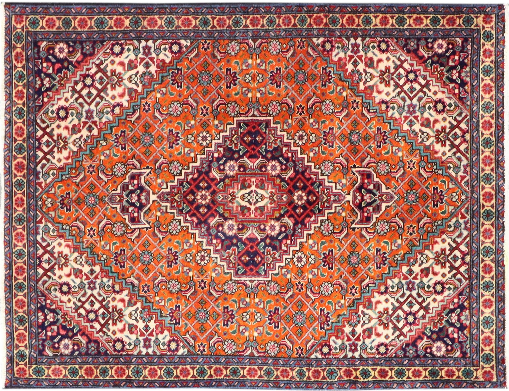 Alfombra Persa  naranja <br/>135 x 98 cm