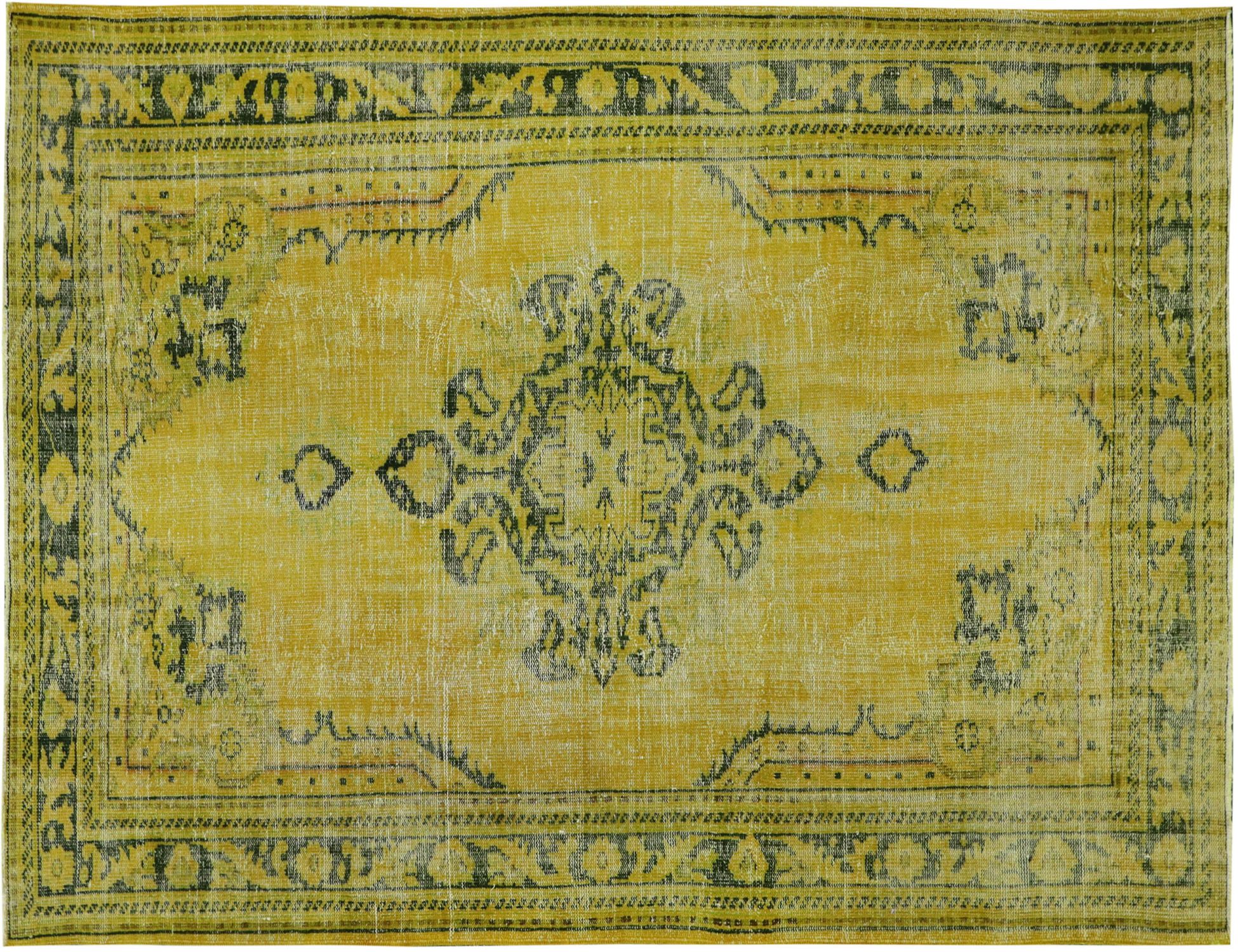 Vintage Carpet  yellow  <br/>290 x 195 cm