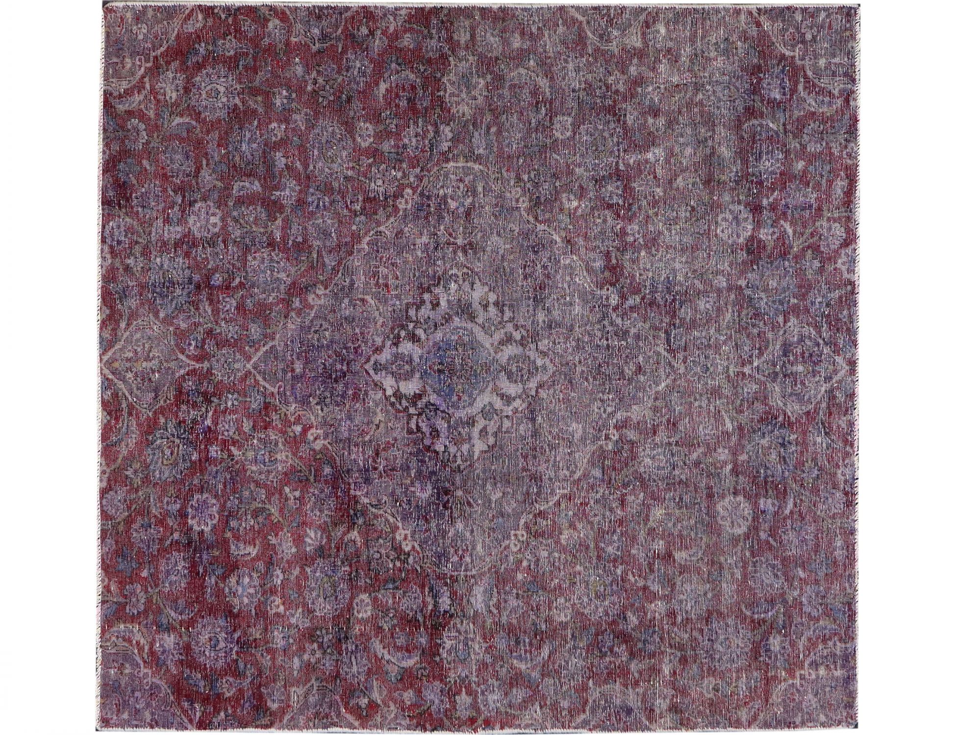 Square  Vintage Carpet  purple  <br/>190 x 175 cm