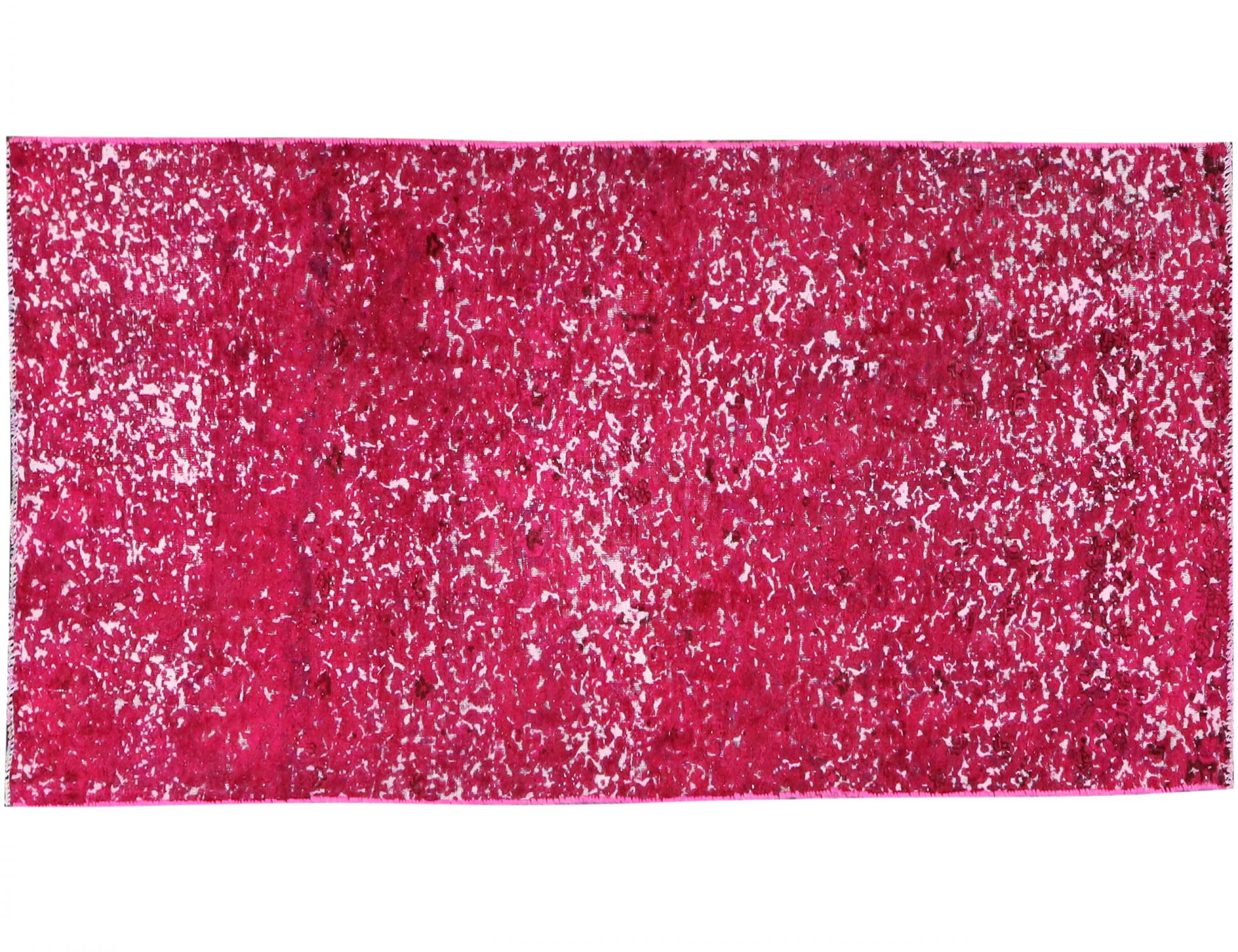 Persisk Vintagetæppe  rose <br/>215 x 90 cm