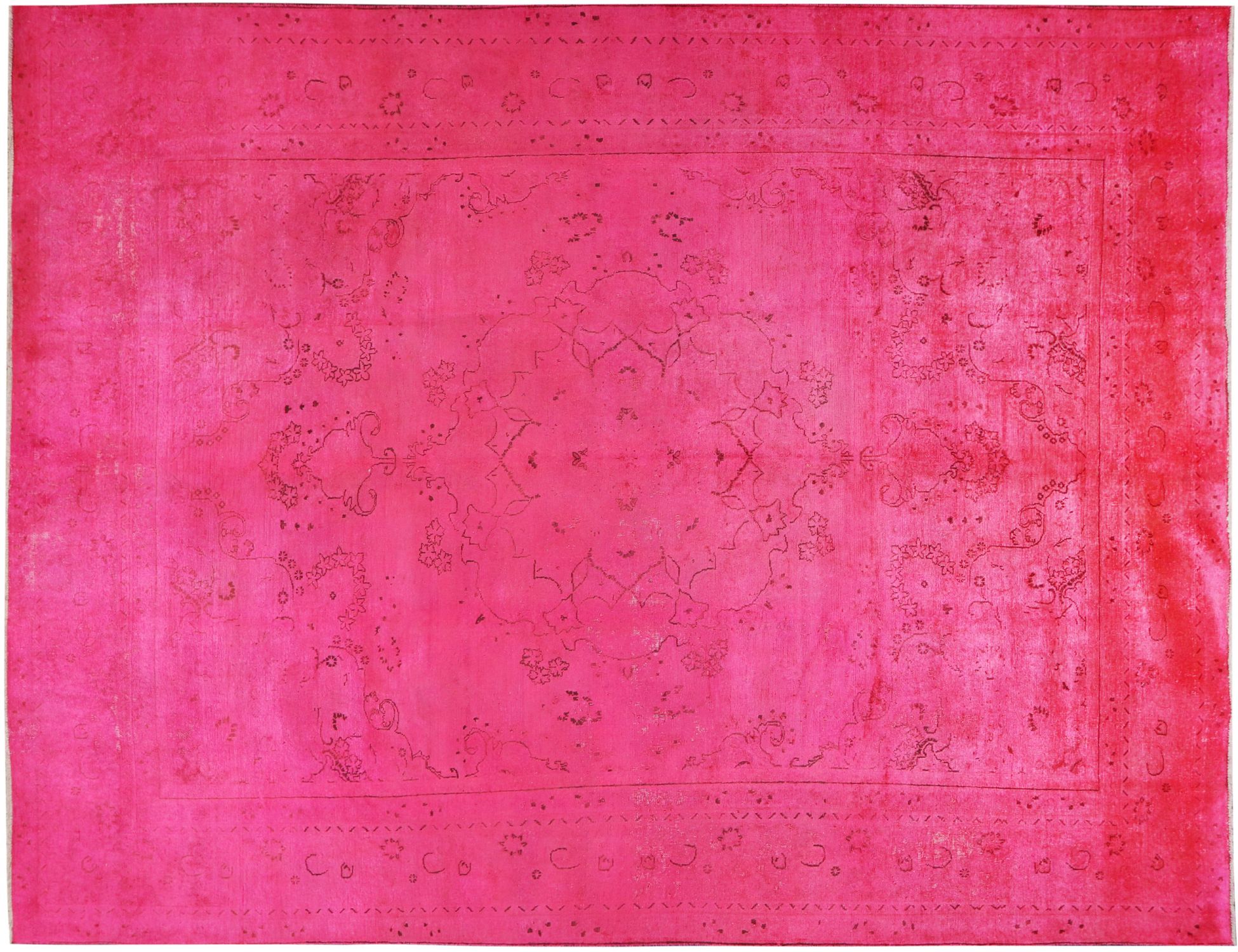 Persisk vintage matta  rosa <br/>375 x 280 cm