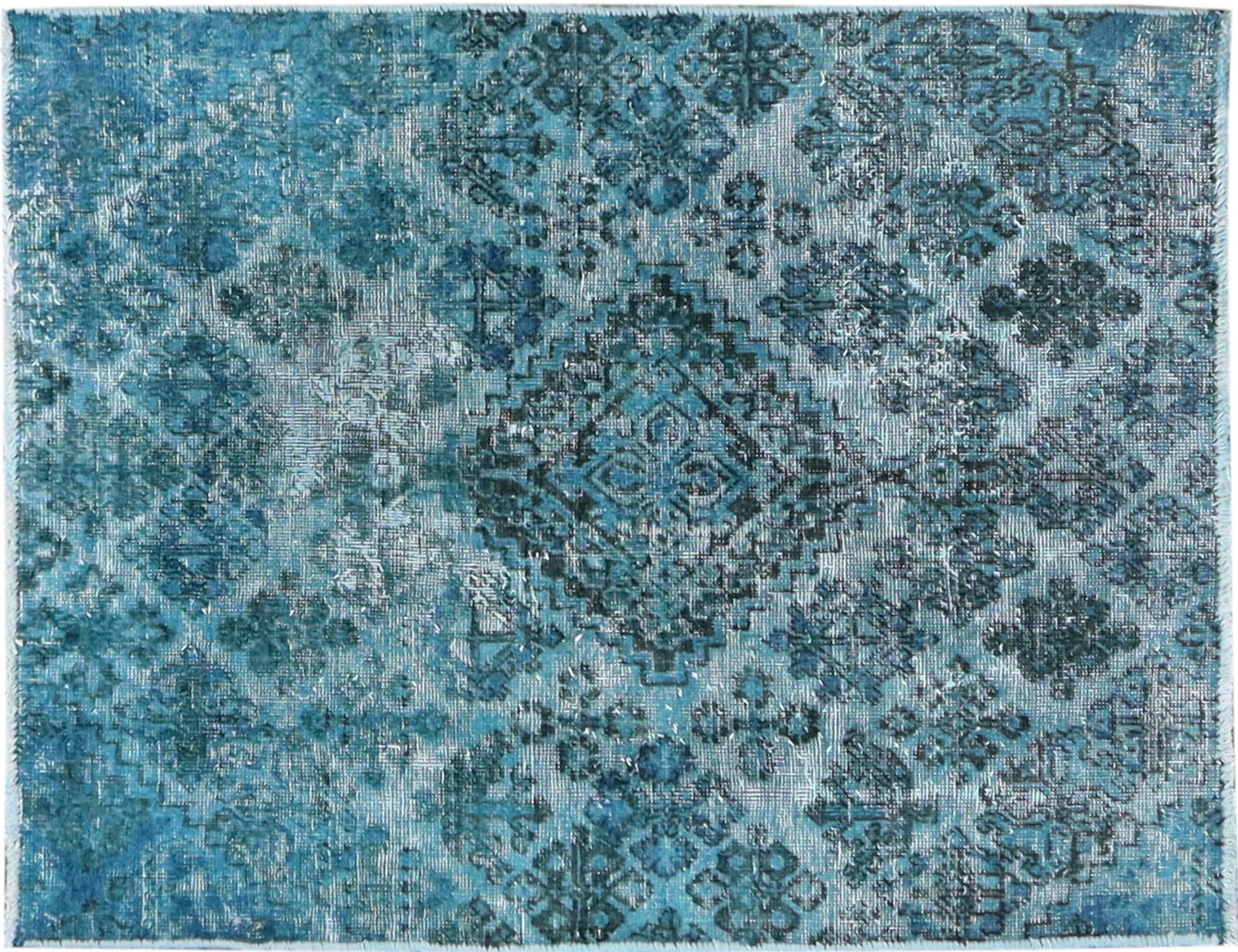 Tappeto vintage persiano  turchese <br/>120 x 85 cm