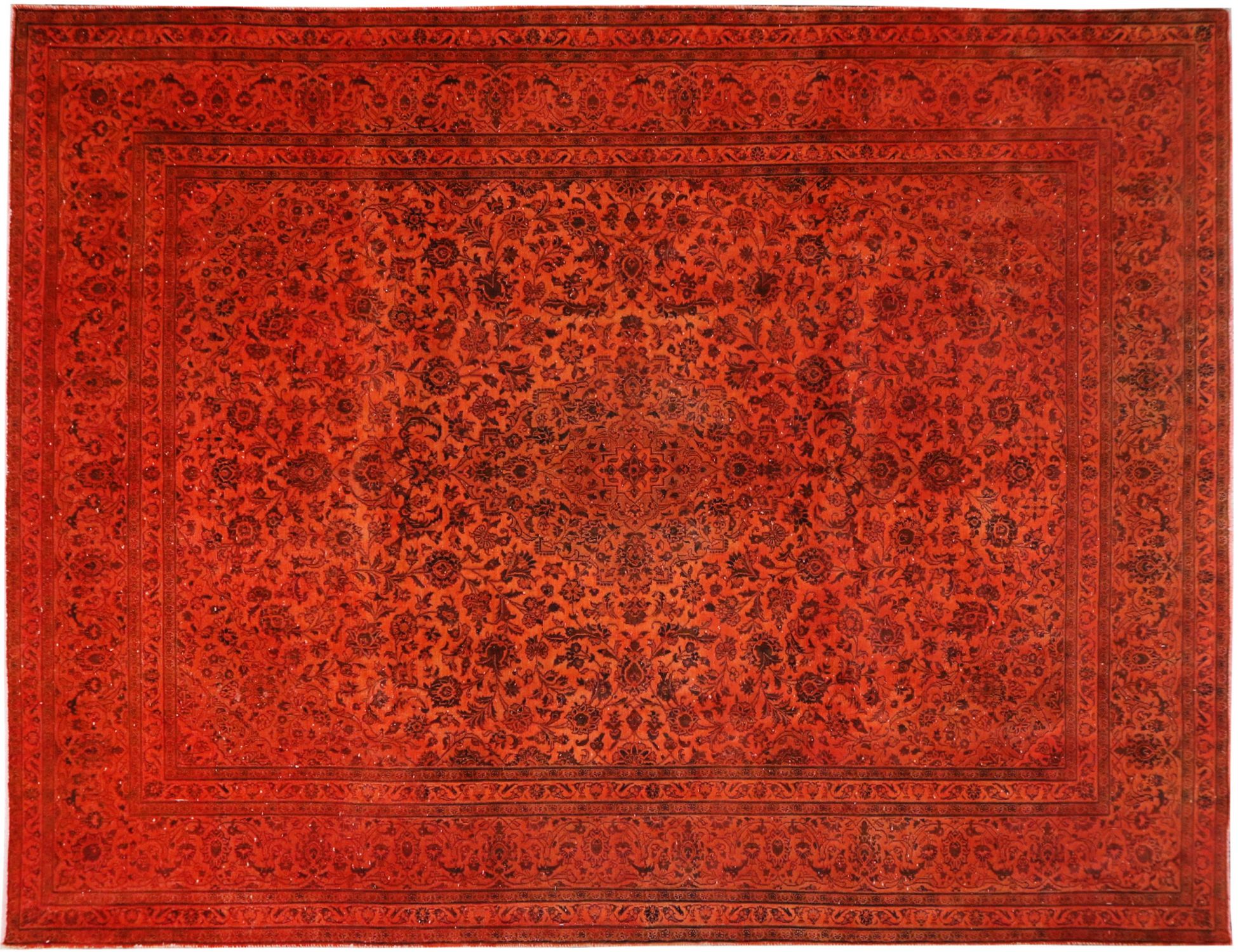 Persisk Vintagetæppe  orange <br/>390 x 295 cm