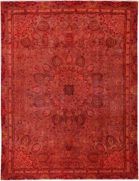 Tappeto vintage persiano 365 x 262 rosso