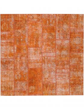 Persian Patchwork Carpet 195 x 200 orange 