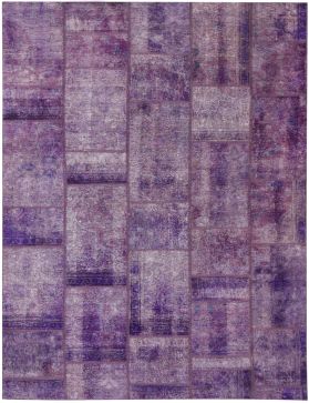 Persian Patchwork Carpet 293 x 195 purple 