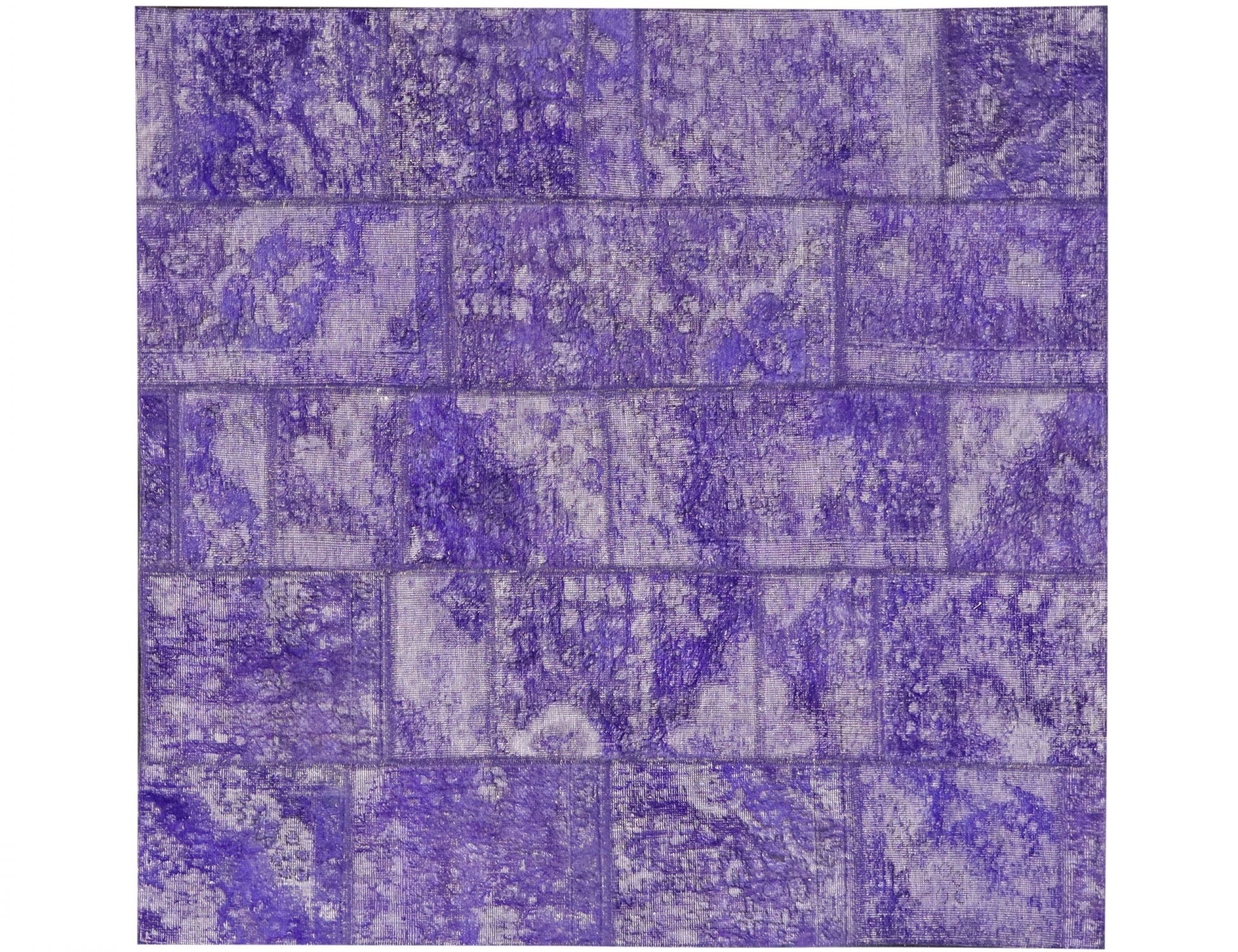 Tappeto Patchwork persiano  viola <br/>185 x 166 cm