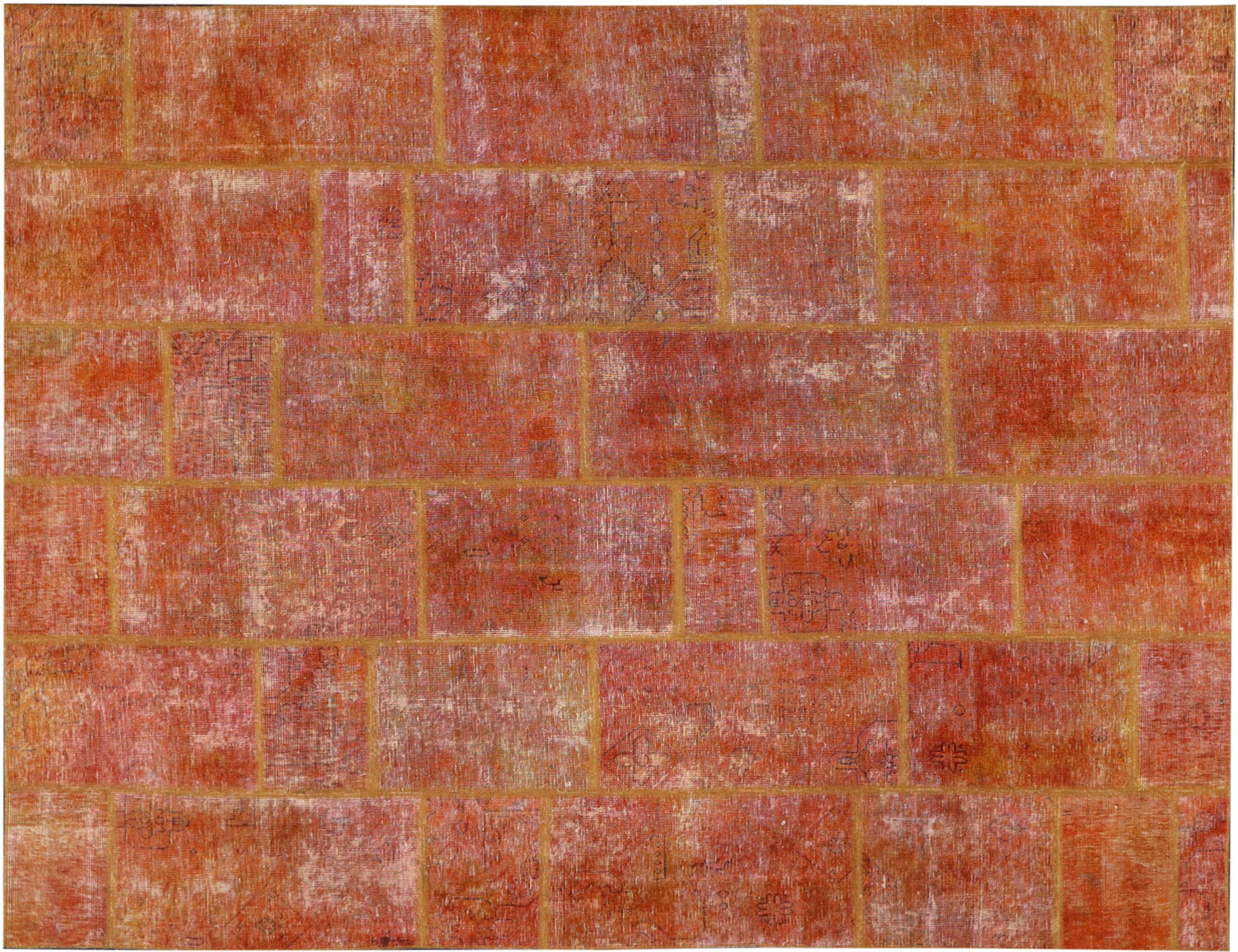 Tappeto Patchwork persiano  arancione <br/>200 x 148 cm