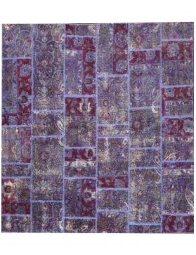 Persian Patchwork Carpet 200 x 200 purple 