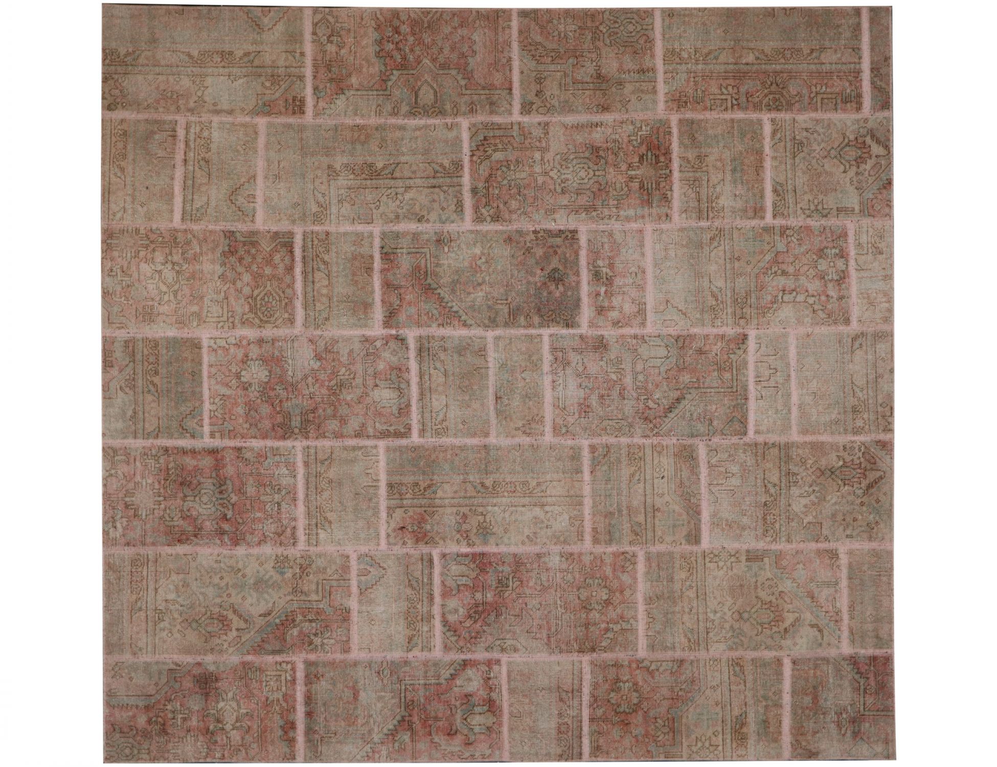 Persialaiset Patchwork matot  beige <br/>293 x 230 cm