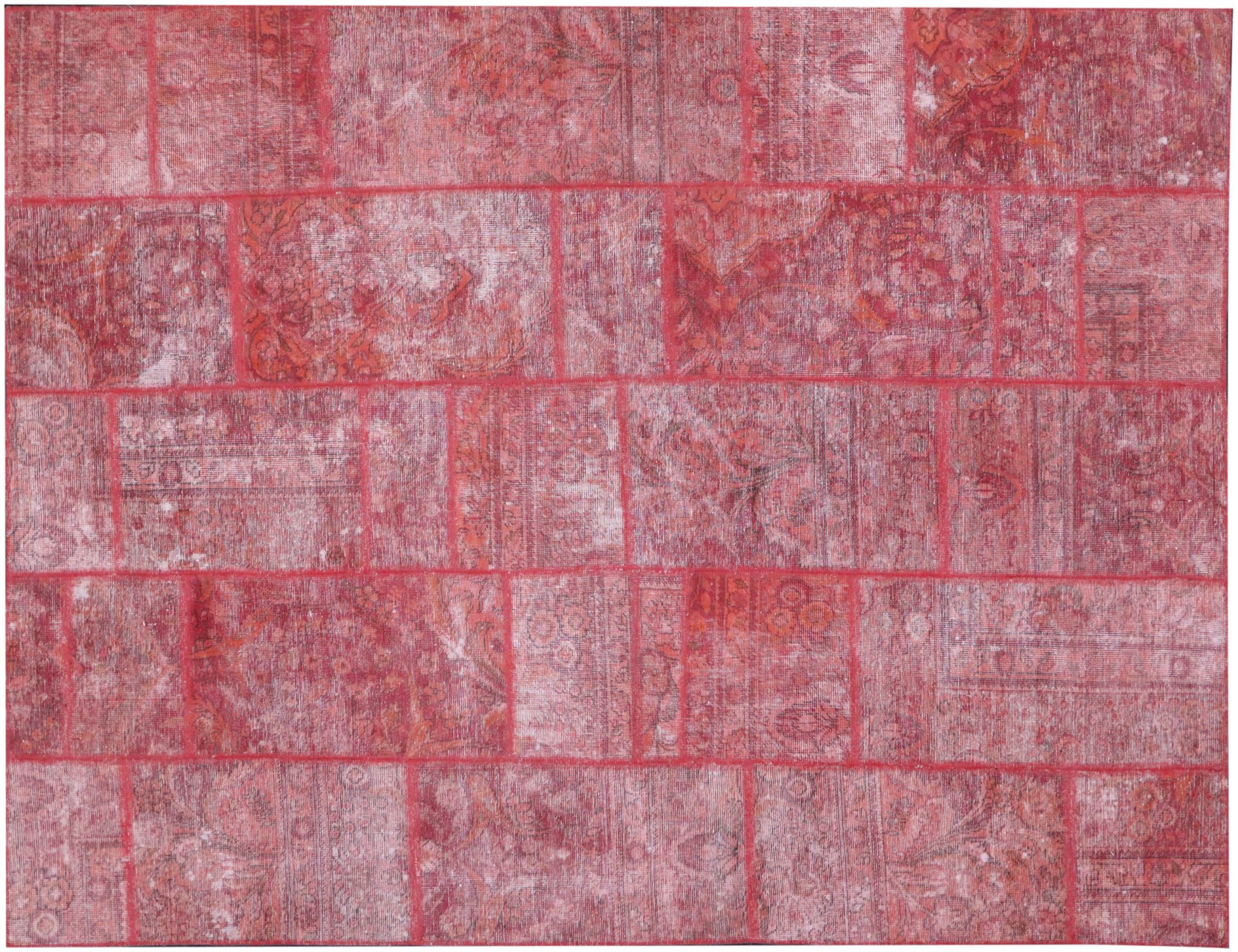 Tappeto Patchwork persiano  rosso <br/>238 x 166 cm