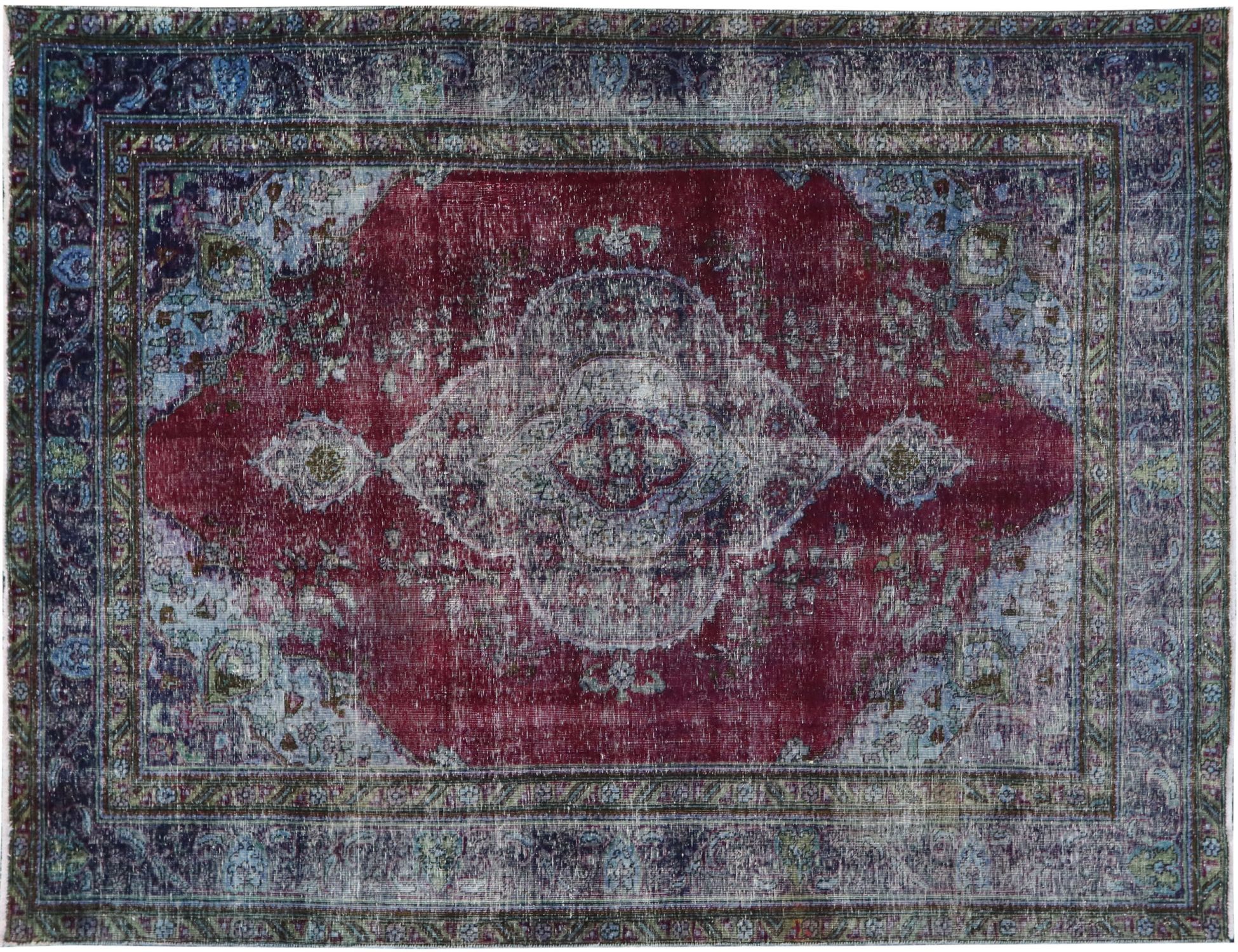 Tapis Persan vintage  bleu <br/>320 x 235 cm