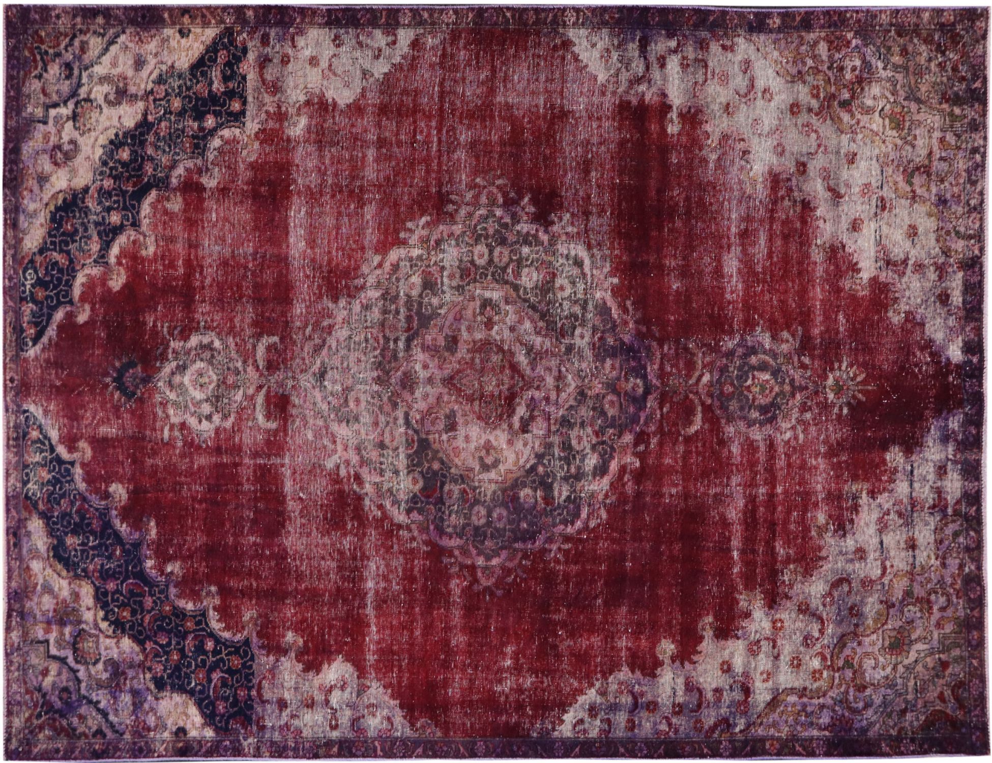 Tappeto vintage persiano  viola <br/>406 x 230 cm