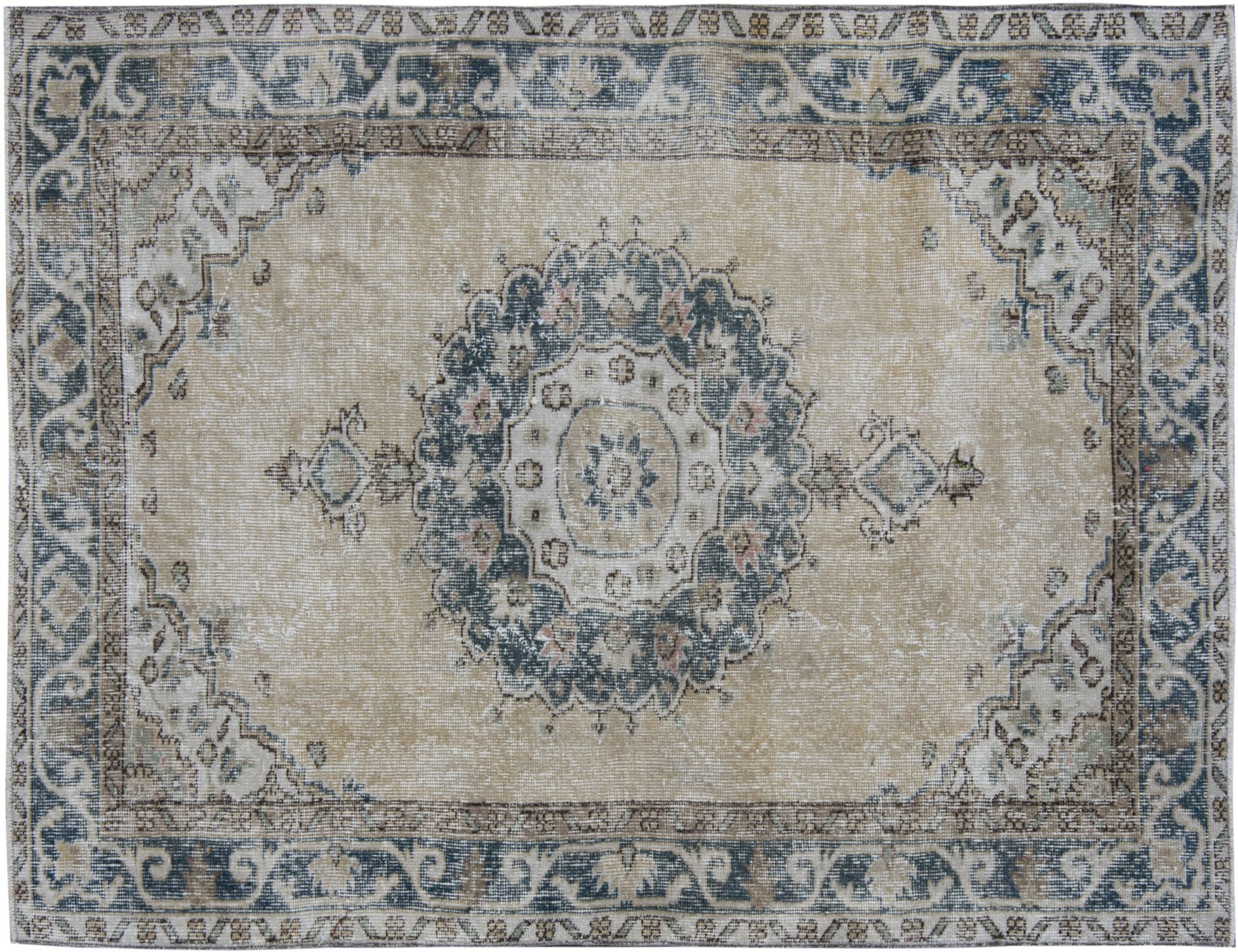 Persisk Vintagetæppe  beige <br/>200 x 117 cm