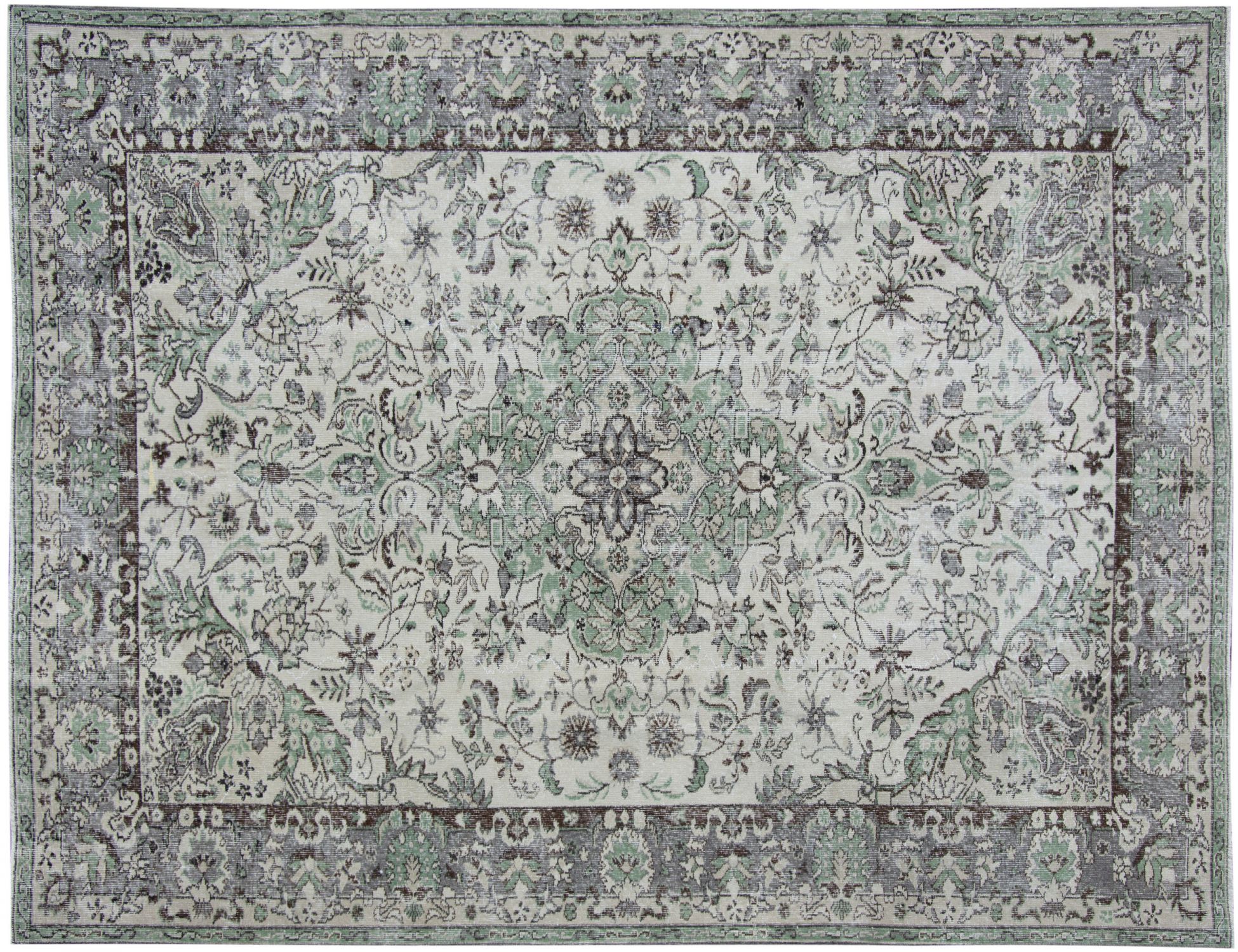 Persisk Vintagetæppe  beige <br/>291 x 218 cm