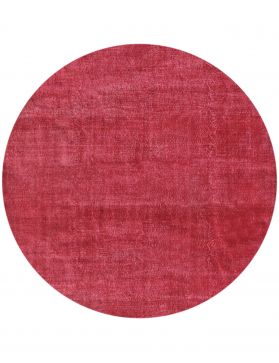 Rund Vintage Teppich rund  rot <br/>248 x 248 cm