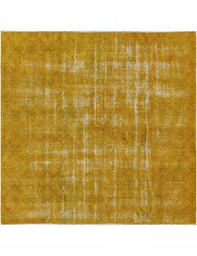 Overdyed Carpet 194 x 194 yellow 