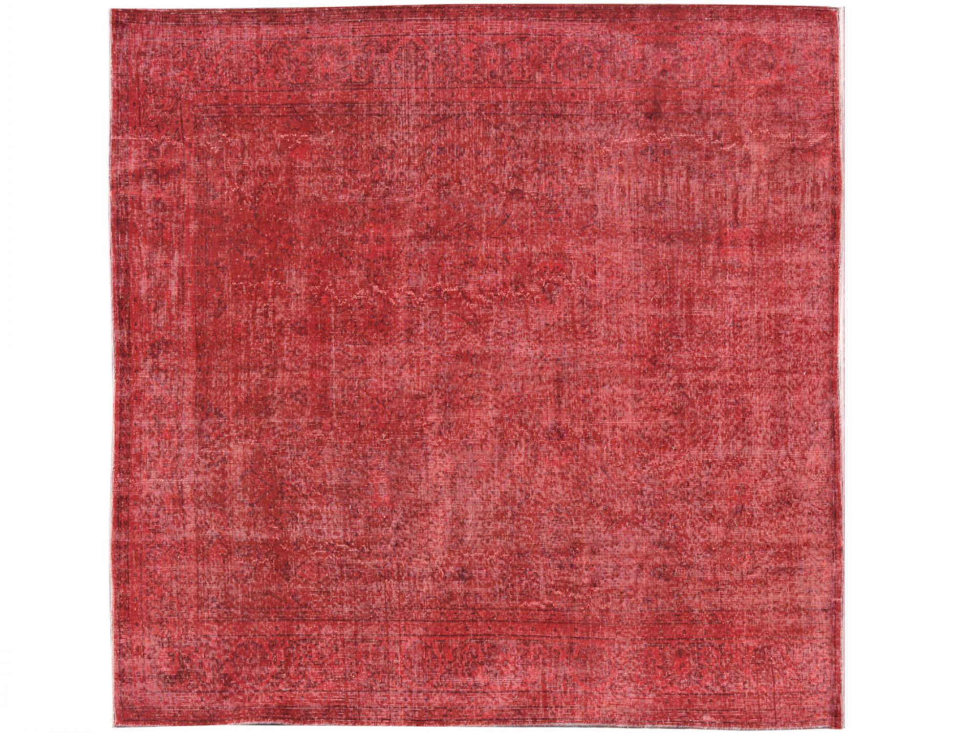 Tappeto Vintage  rosso <br/>213 x 213 cm