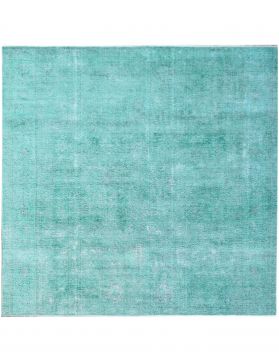 Quadrat Vintage Teppich  blau <br/>267 x 267 cm