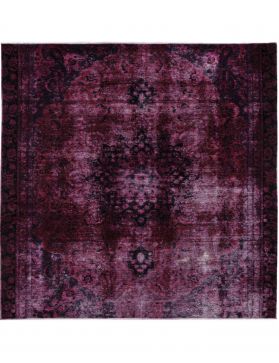 Quadrat Vintage Teppich  lila <br/>247 x 247 cm