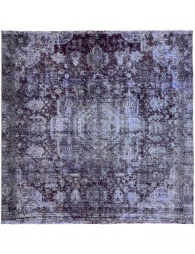 Quadrat Vintage Teppich  blau <br/>252 x 252 cm