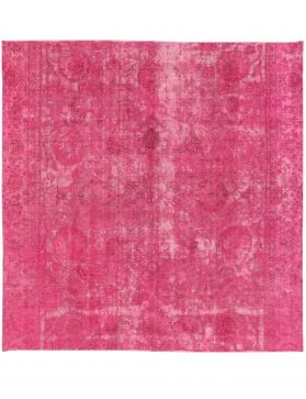 Quadrat Vintage Teppich  lila <br/>275 x 275 cm