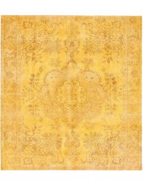 Tappeto vintage persiano  giallo <br/>290 x 290 cm