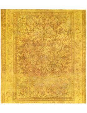 Tappeto vintage persiano  giallo <br/>250 x 250 cm