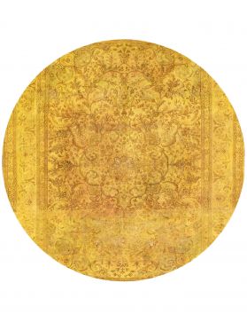 Tappeto vintage persiano  giallo <br/>250 x 250 cm