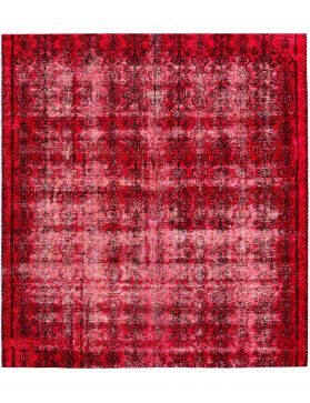 Quadrat Vintage Teppich  rot <br/>293 x 293 cm