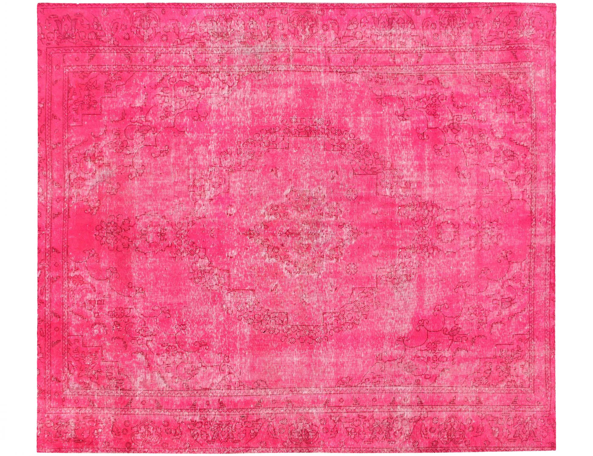 Tappeto vintage persiano  rosa <br/>300 x 263 cm