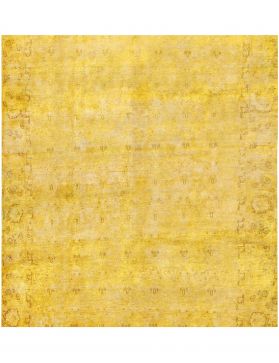 Tappeto vintage persiano  giallo <br/>190 x 190 cm