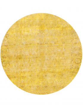 Tappeto vintage persiano  giallo <br/>190 x 190 cm